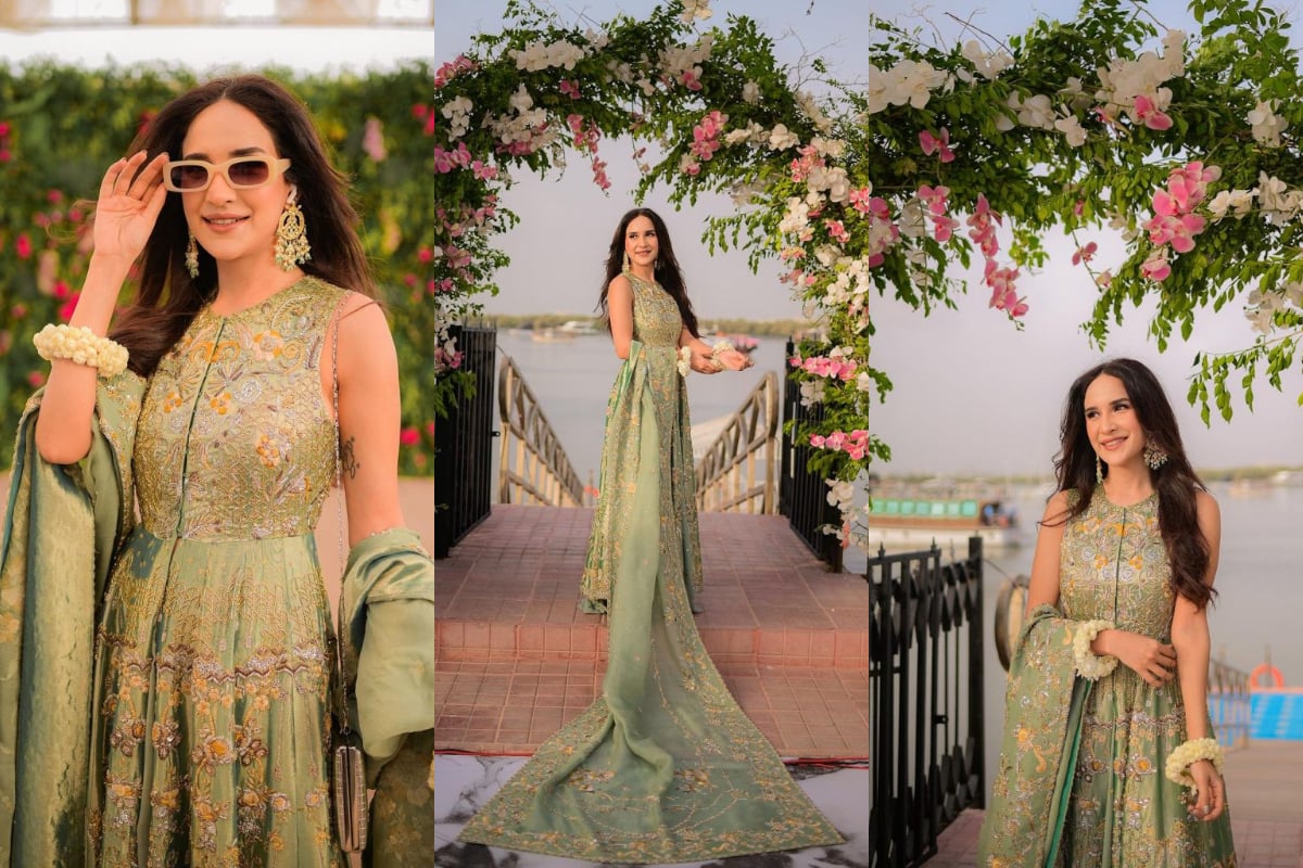 Anoushay Abbasi stunning pictures from Anzela Abbasi’s Wedding