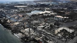 Hawaiian town Lahaina Maui fires