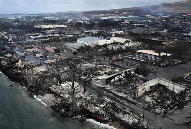 Hawaiian town of Lahaina destroyed as Maui fires claim 53 lives