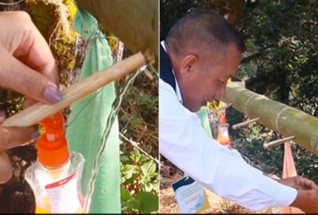 Nagaland Minister Shares Video of Sustainable Bamboo Washbasin