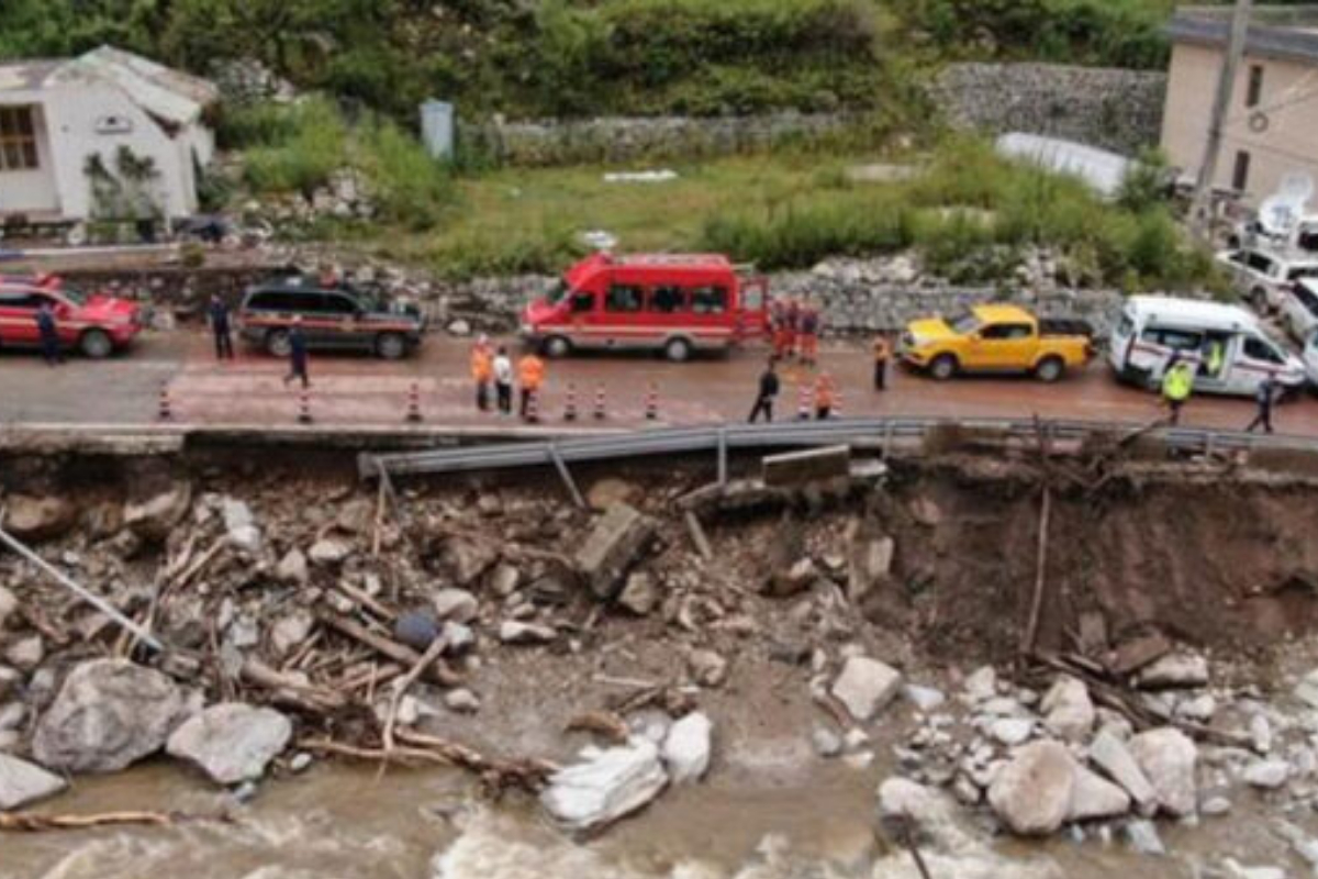 Landslide Toll in Northern China