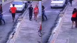 Son’s heroic act chases away robber, saves mother’s purse