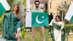 Pakistani Celebrities enjoying the Independence Day 2023