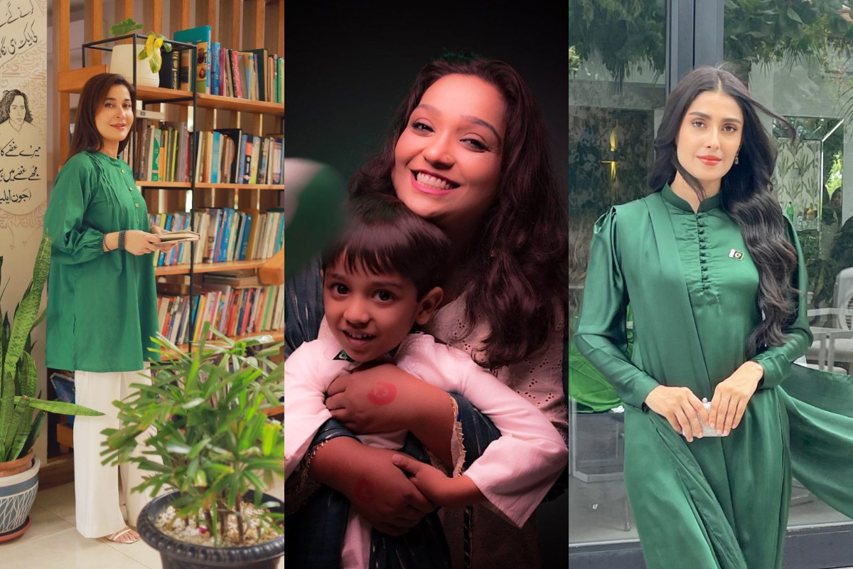 Pakistani Celebrities shares beautiful message on 77th Independence Day
