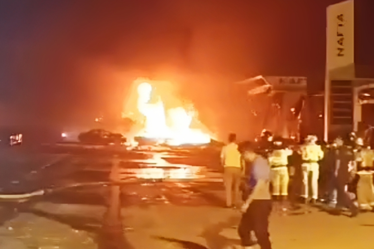 Russian station explosion
