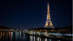 Tourists Sleeping on Eiffel Tower