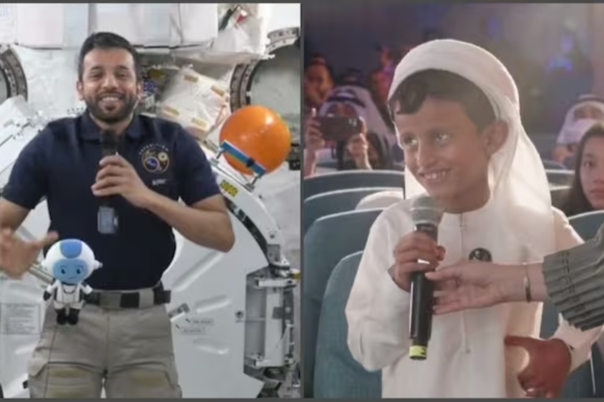 Astronaut Sultan Al Neyadi's surprise call from space melts hearts