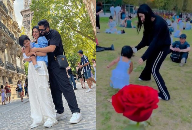 Sarah Khan and Falak shabir gorgeous new pictures from France