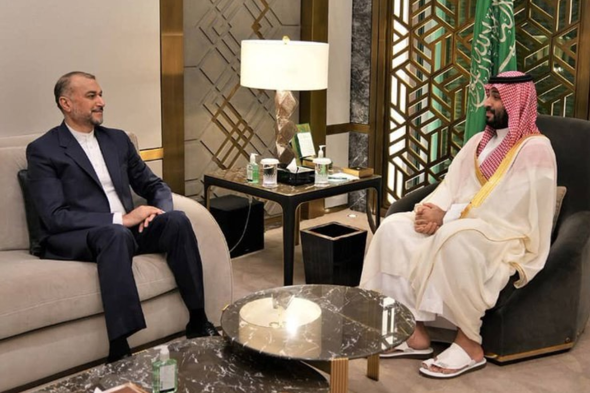 Iranian foreign minister Saudi crown prince MBS