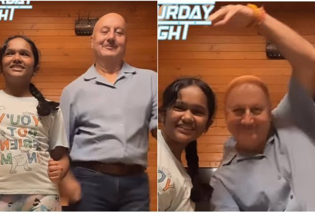 Satish Kaushik’s Daughter Vanshika Collaborates with Anupam Kher in New Video