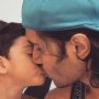 Feroze Khan shares liplock with his Son