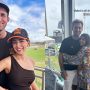 Ushna Shah enjoying the Cricket vibe with her husband