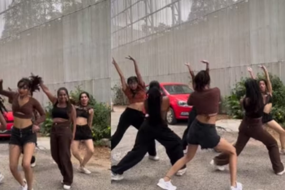 Girl mesmerizing dance