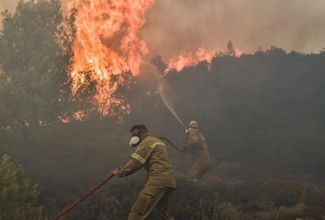 Wildfires raging across Europe claimed lives of 18 migrants