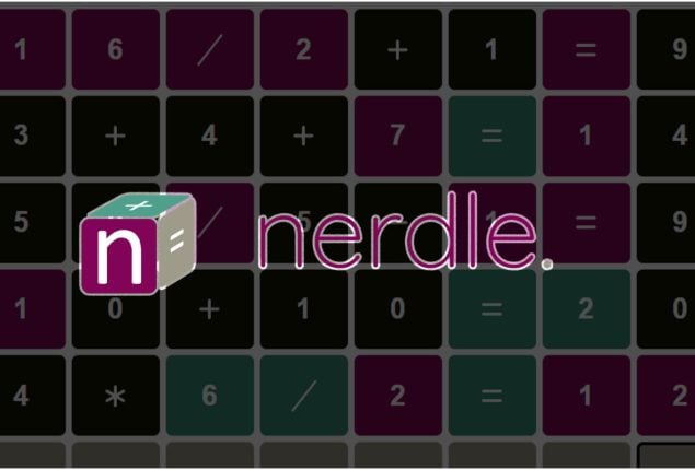 Nerdle Answer Today: Sunday 10th December 2023