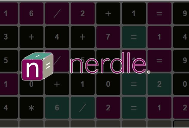 Nerdle Answer Today: Saturday 30 March 2024