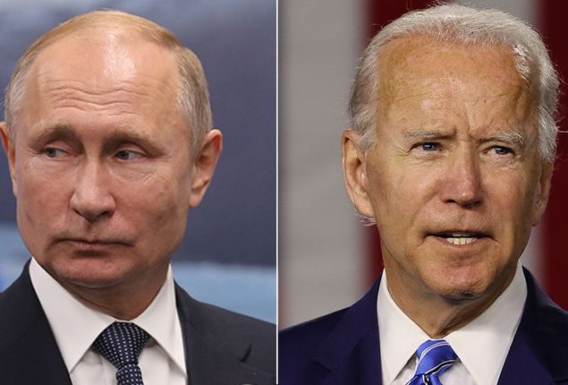 Joe Biden says Vladimir Putin is to blame for whatever happens in Russia