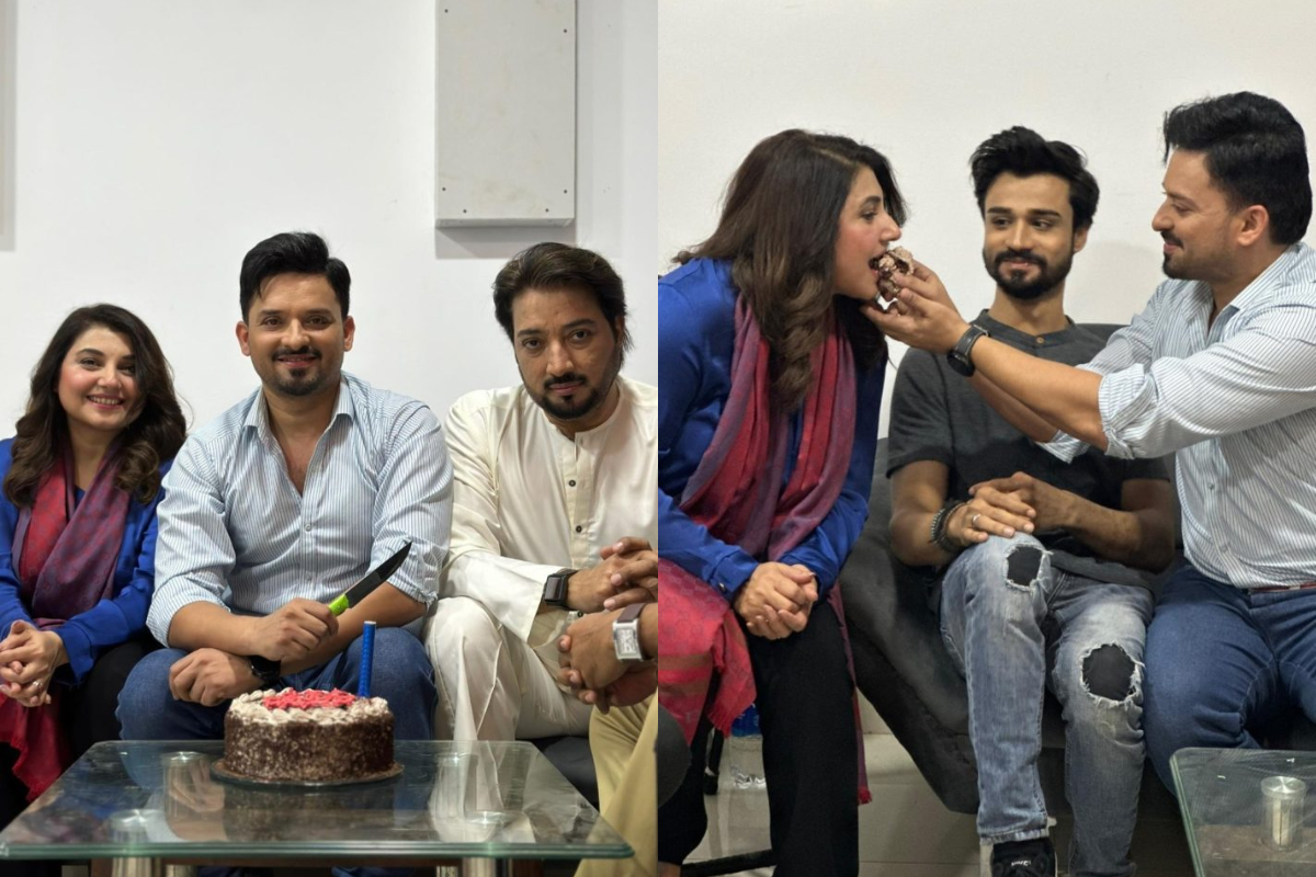 Noman Habib birthday celebrations with Javeria and Saud