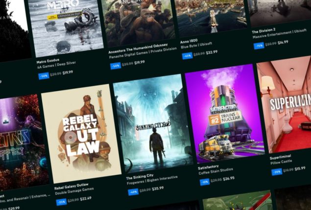 Epic Games store will offer free games for August 31