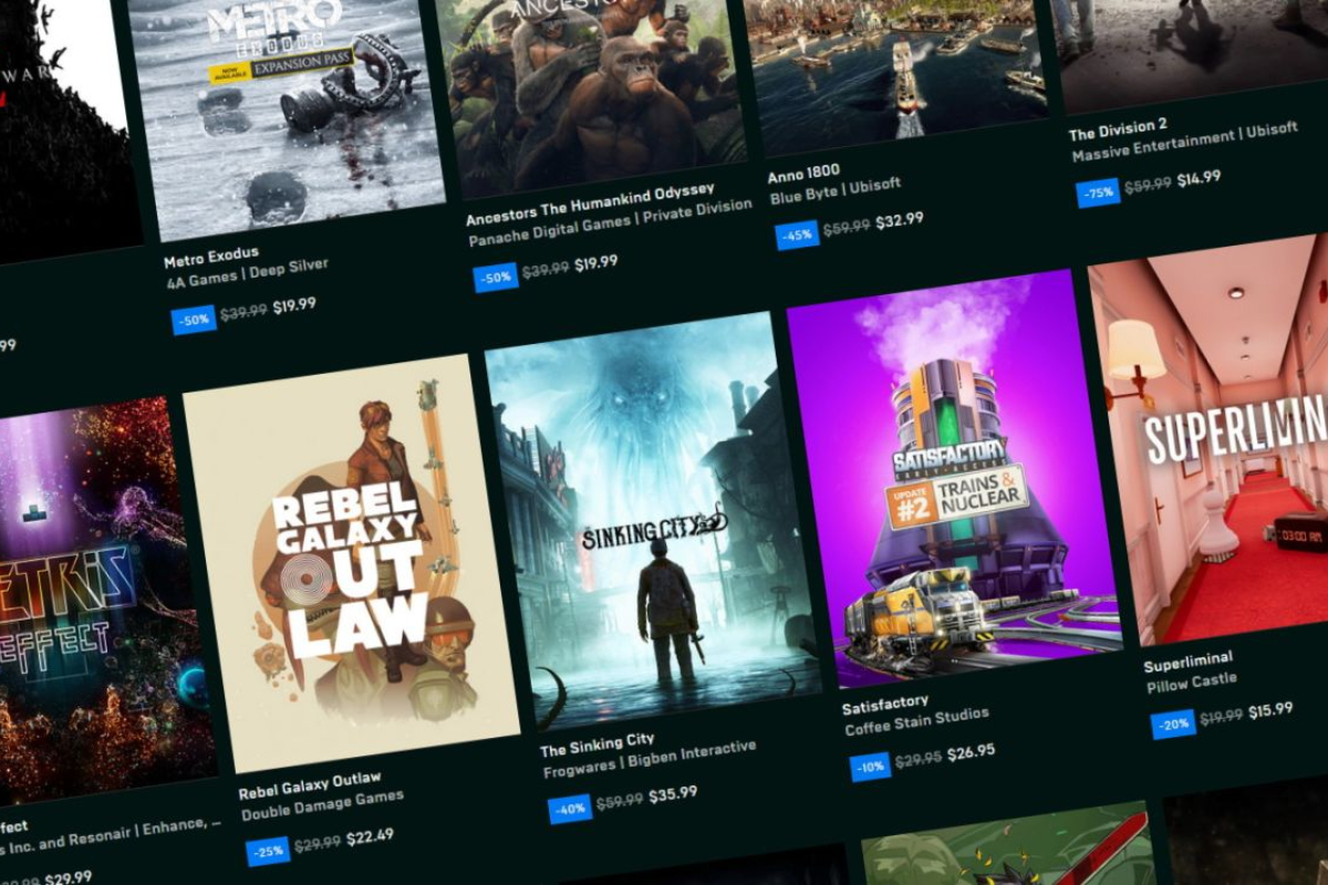 Epic Games store will offer free games for August 31