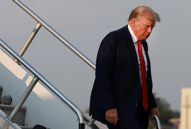 Donald Trump's arrest photo