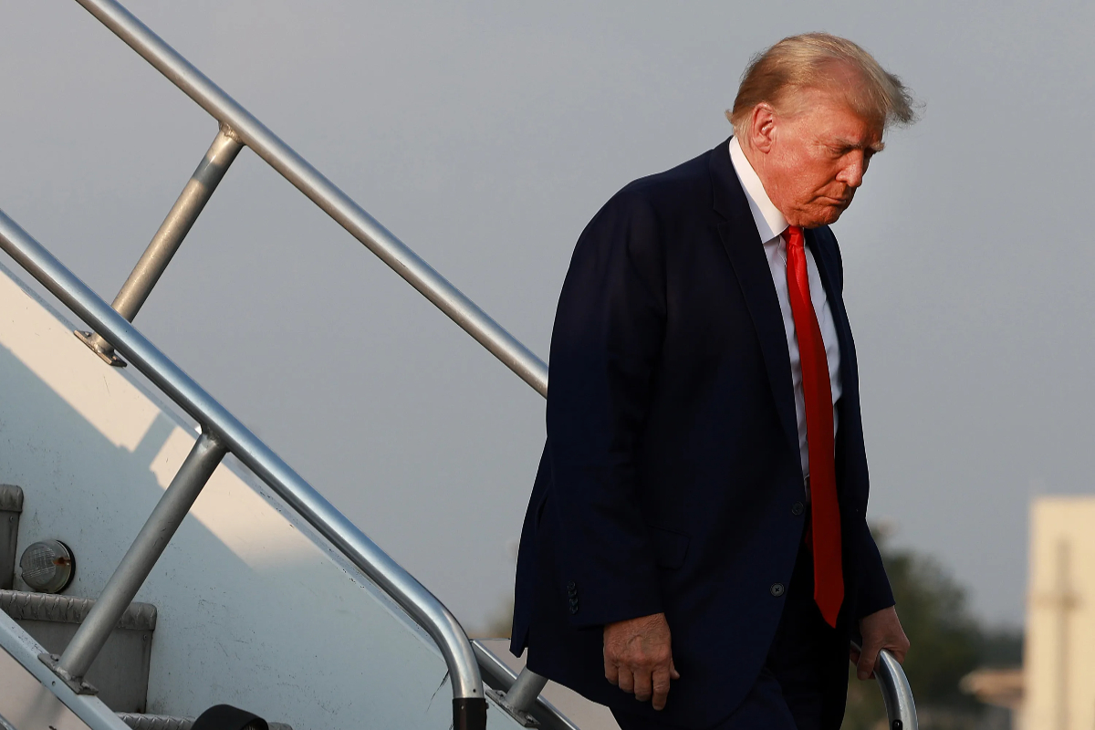Donald Trump's arrest photo