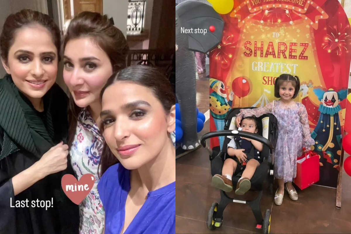 Aisha Khan spotted at a birthday event with kids