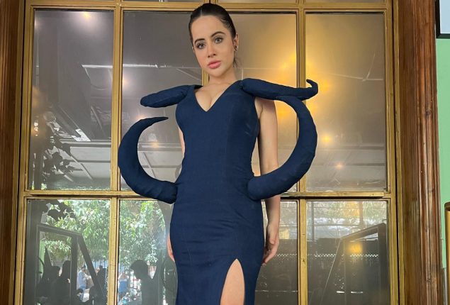Urfi Javed turns heads in a preppy orange ensemble