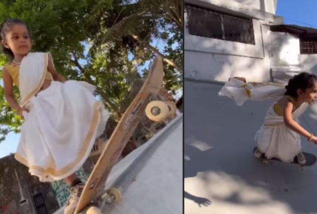 Skating in Traditional Attire