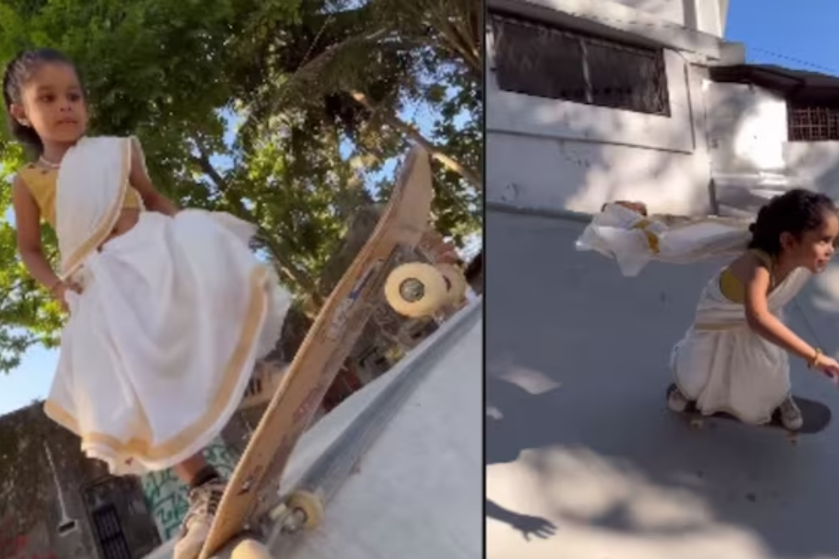Skating in Traditional Attire