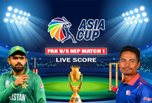 Asia Cup 2023 Live score: Pakistan vs. Nepal Live score | Match 1