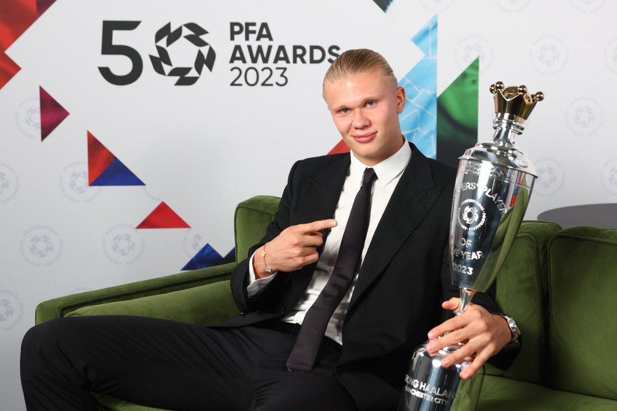 Erling Haaland wins PFA Player of the Year award