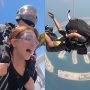 Jannat Mirza shares her skydiving pictures in Dubai