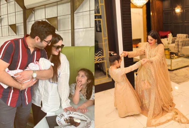 Aiman & Muneeb’s daughter Amal gets birthday wishes from their family