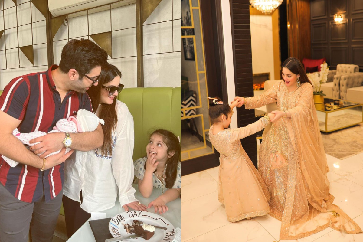 Aiman & Muneeb's daughter Amal gets birthday wishes from their family