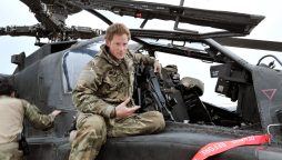 Prince Harry angry on his way home from Afghanistan War