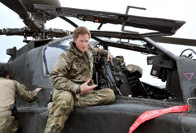 Prince Harry angry on his way home from Afghanistan War