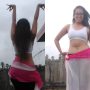 Rainy Belly Dance: Woman Grooves to Tip Tip Barsa Paani