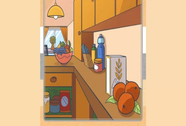 Visual Test: Can you spot the pineapple in kitchen in 5 seconds?