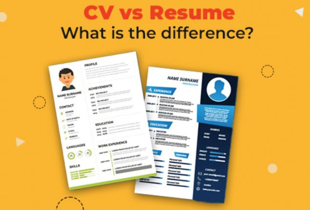 Find Out What differentiates a Resume from a CV!