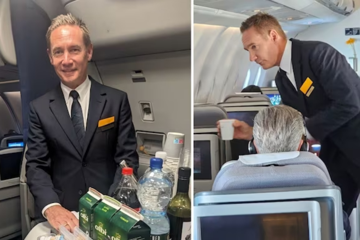 Jens Ritter, Lufthansa CEO, Turns Flight Attendant for a Day