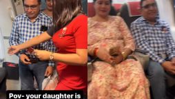 Emotional Video: Cabin Crew’s Parents Board Her Flight, Goes Viral