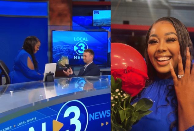 US Reporter's Sweet Proposal to News Anchor Goes Viral