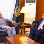 US envoy, Caretaker FM discuss bilateral relations