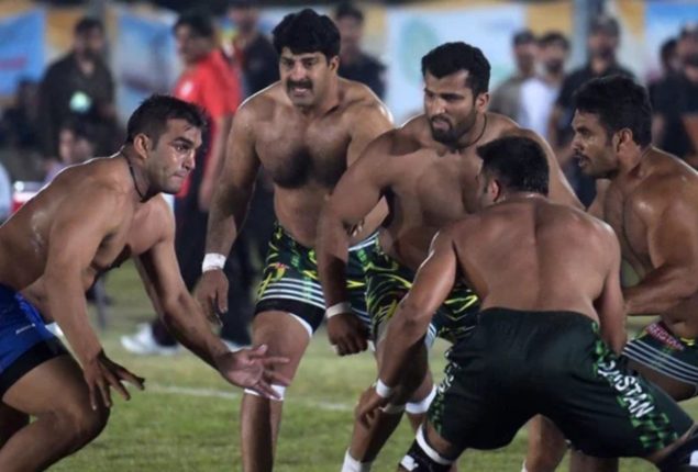 Pakistan kabaddi team trains in Shanghai with Chinese team