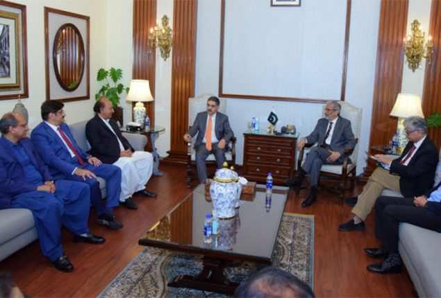 PPP delegation meets Caretaker PM Kakar