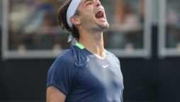 Taylor Fritz vs Andy Murray match in DC Open interrupted by climate protestors
