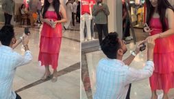 Mall Proposal Goes Viral After Girlfriend’s Reaction