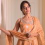 Surbhi Jyoti Radiates Timeless Elegance in Peach Orange Salwar Suit