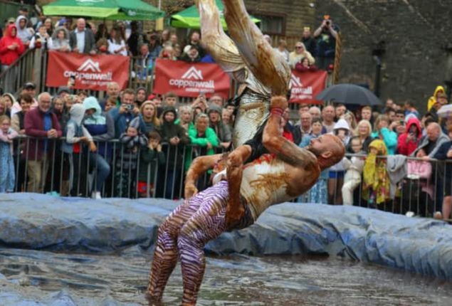 World Gravy Wrestling Championship: A sticky affair